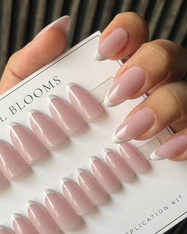 Nails-4295- Almond french nails