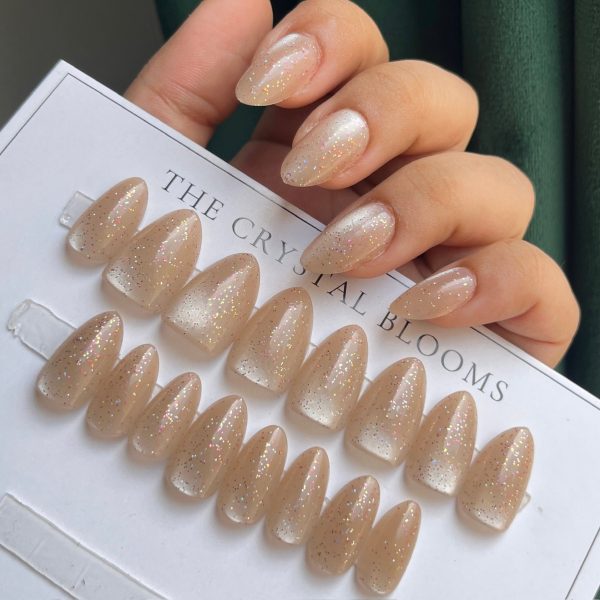 [Premium] Glitter High Quality Nails-4044-Free 24-pc Sticker Sheet included