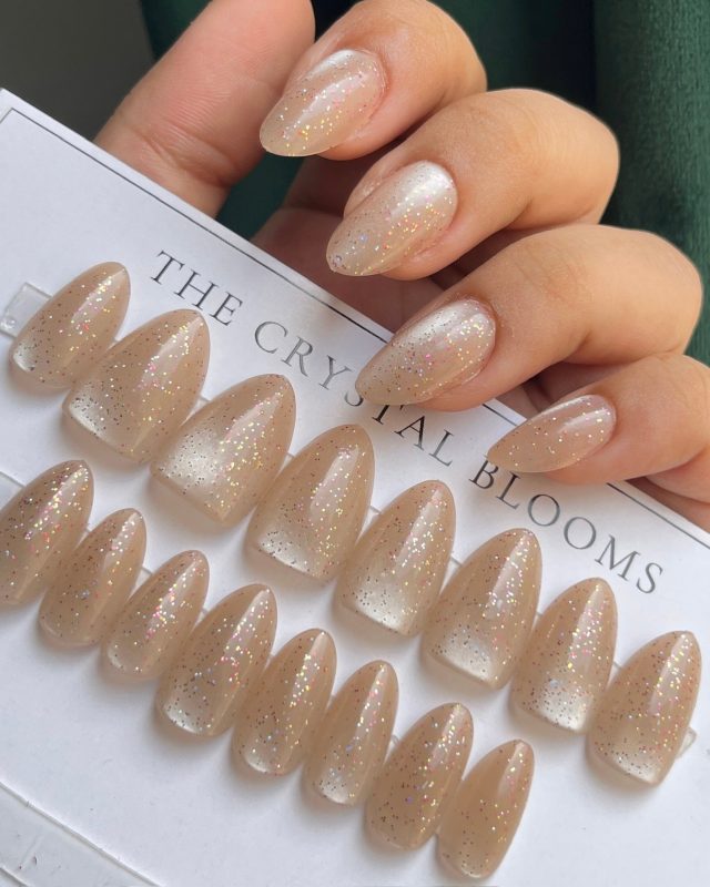 [Premium] Glitter High Quality Nails-4044-Free 24-pc Sticker Sheet included