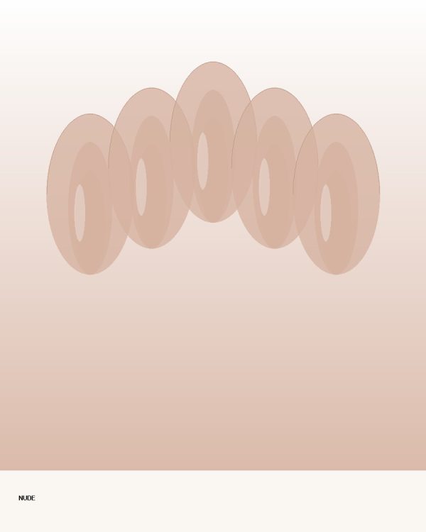 Nude Satin Press-On Set -24 pcs
